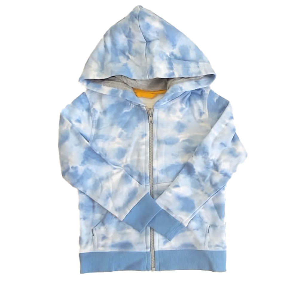Mightly Boys Blue Tie Dye Hoodie size: 2-5T
